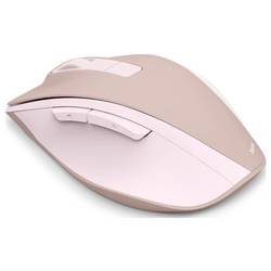 Hama WM-500 optická myš, přenos bezdrátový, 6 tlačítko, 1600 dpi, růžová