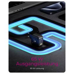 ICY BOX GaN Wandladegerät Adaptér USB-C, Qualcomm Quick Charge 3.0 , GaN, USB Power Delivery (USB-PD) , Nadproudová ochrana, Rychlonabíječka, USB-C® zástrčka,