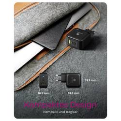ICY BOX GaN Wandladegerät Adaptér USB-C, Qualcomm Quick Charge 3.0 , GaN, USB Power Delivery (USB-PD) , Nadproudová ochrana, Rychlonabíječka, USB-C® zástrčka,