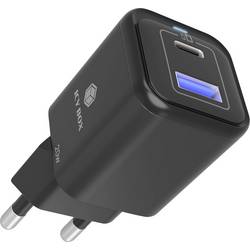 ICY BOX IB-PS1020-PD Adaptér USB-C, USB Power Delivery (USB-PD) , USB-C® zástrčka, 20 W, Power Delivery 3.0, černá