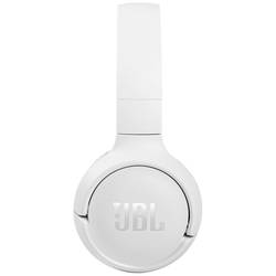 JBL Tune 510BT sluchátka otevřená (On Ear) Bluetooth® bílá headset, složitelná, Indikátor nabití, Vypnutí zvuku mikrofonu