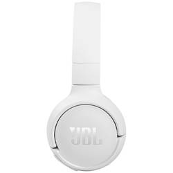 JBL Tune 510BT sluchátka otevřená (On Ear) Bluetooth® bílá headset, složitelná, Indikátor nabití, Vypnutí zvuku mikrofonu