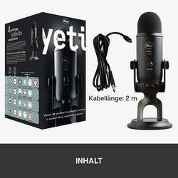 na stojanu PC mikrofon Blue Microphones Yeti Druh přenosu:kabelový, USB