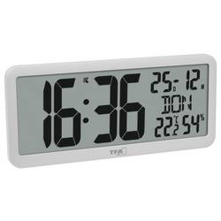 TFA Dostmann 60.4525.02 DCF nástěnné hodiny 356 mm x 27 mm x 161 mm , bílá, velký displej