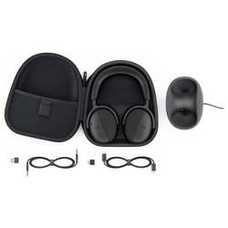 Dell WL7024 Headset otevřená (On Ear) Bluetooth® černá Potlačení hluku Tlačítko Microsoft Teams Počítače