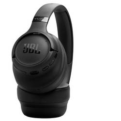 JBL Tune 780 sluchátka uzavřená (Over Ear) Bez kabelu, Bluetooth®, kabelová stereo černá Potlačení hluku, Redukce šumu mikrofonu složitelná, regulace
