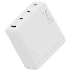 Digitus DA-10305 USB nabíječka, 1x USB A , 3x USB-C®, 140 W, bílá