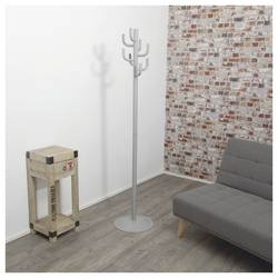 Maul stojanový věšák 9402682 MAULpolaris Lite Počet háků: 8 (š x v x h) 36.5 x 177 x 36.5 cm ocel šedá 1 ks