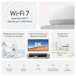 TP-LINK Deco BE22 Single smíšená síť 3600 MBit/s 2.4 GHz, 5 GHz