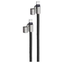 Intenso Kabel USB-C USB 2.0 USB-C ® zástrčka, USB-C ® zástrčka 1.65 m Černá šňůrka na mobilní telefon 7991000 datový kabel, nabíjecí kabel