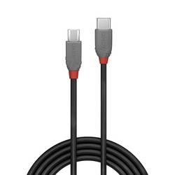 LINDY USB kabel USB 2.0 USB-C ® zástrčka, USB Micro-B zástrčka 3.00 m černá 36893