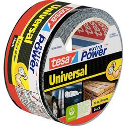 tesa UNIVERSAL 56348-00001-05 páska se skelným vláknem tesa® Extra Power černá (d x š) 10 m x 50 mm 1 ks