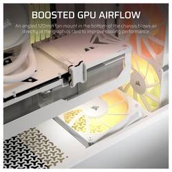 Corsair Geh Midi 3200D RS ARGB midi tower herní pouzdro bílá