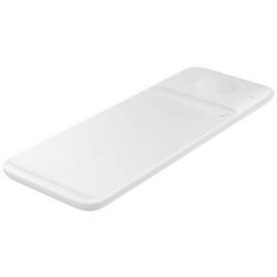 Samsung EP-P6300 Wireless Charger Trio indukční nabíjecí stanice, bezdrátová nabíječka, Rychlonabíječka, Magnetické připojení, Bezdrátové nabíjení Qi, bílá