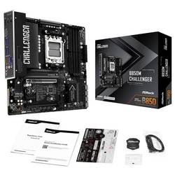 ASRock B850M Challenger AM5 m Základní deska Socket (PC) AMD AM5 Tvarový faktor Micro-ATX Čipová sada základní desky AMD® B850