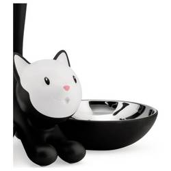 Alessi Alessi Katzennapf Tigrito black AMMI09 B Miska na krmení černá, bílá 1 ks