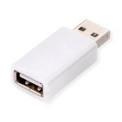 Value USB datový blokátor USB Typ A Data Blocker Adapter bílá pro bezpečné nabíjení přes USB 11.99.8332