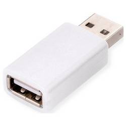 Value USB datový blokátor USB Typ A Data Blocker Adapter bílá pro bezpečné nabíjení přes USB 11.99.8332