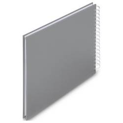 Hama Fine Art. 00009837 album se spirálovou vazbou (š x v) 280 mm x 240 mm šedá 50 Seiten