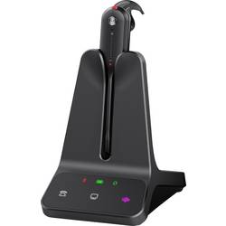 Yealink WH63 E2 UC Headset do uší (In Ear) DECT černá Redukce šumu mikrofonu dotykové ovládání telefon