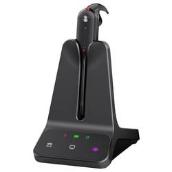 Yealink WH63 E2 UC Headset do uší (In Ear) DECT černá Redukce šumu mikrofonu dotykové ovládání telefon