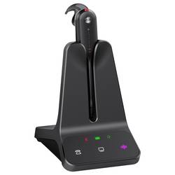 Yealink WH63 E2 UC Headset do uší (In Ear) DECT černá Redukce šumu mikrofonu dotykové ovládání telefon
