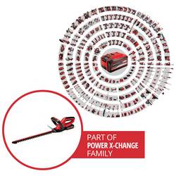 Einhell GC-CH 1846 Li Kit (1x2,0Ah) akumulátor nůžky na živý plot vč. nabíječky, + akumulátor 18 V Li-Ion 520 mm