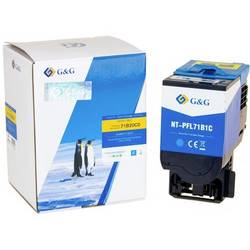 G&G Toner náhradní Lexmark 71B20C0 kompatibilní azurová 2300 Seiten NT-PFL71B1C