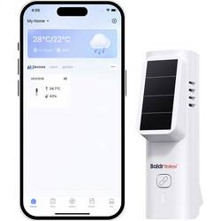 BaldrTherm solární teploměr a vlhkoměr bílá HCS701B