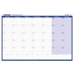 Franken PKW1002 psací podložka měsíční plán, týdenní plán undatiert bílá, modrá (š x v) 910 mm x 610 mm 1 ks PKW1002