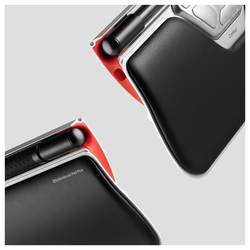 Contour Design RollerMouse RED Plus Thin Client myš, přenos USB, 6 tlačítko, 2800 dpi, černá, stříbrná