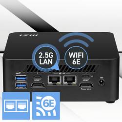 MSI Barebone Cubi NUC 1MG-007BDE 2.5 cm (1 palec) Intel® Core™ 7 150U 5.4 GHz Intel 936-B0B111-007