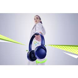 Panasonic RB-HF630BE-A sluchátka otevřená (On Ear) Bluetooth® modrá Redukce šumu mikrofonu headset telefon