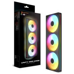 Cougar Unity360-FB PC větrák s krytem černá (š x v x h) 363.6 x 125 x 25 mm včetně LED osvětlení