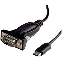 Value Kabel USB-C USB 2.0 VGA 9pól. Zástrčka, USB-C ® zástrčka 1.80 m černá 12.99.1162