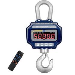 PCE Instruments PCE-CS 5000N jeřábová váha PCE-CS 5000N Max. váživost 5000 kg Rozlišení 1000 g napájeno akumulátorem černá