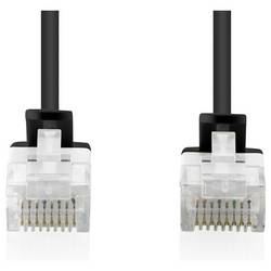 Digitus DK-1618-015S-BL RJ45 síťové kabely, propojovací kabely CAT 6 U/UTP 1.5 m černá 1 ks