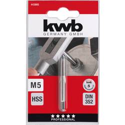 kwb 443005 jednořezný závitník 1 ks M5 0.8 DIN 352 HSS 1 ks
