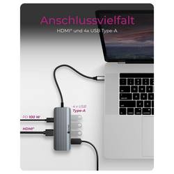 ICY BOX USB-C® dokovací stanice IB-DK4022a-CPD napájení USB-C®