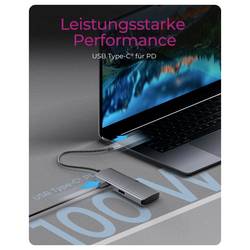 ICY BOX USB-C® dokovací stanice IB-DK4022a-CPD napájení USB-C®