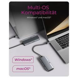 ICY BOX USB-C® dokovací stanice IB-DK4022a-CPD napájení USB-C®