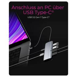ICY BOX USB-C® dokovací stanice IB-DK4022a-CPD napájení USB-C®