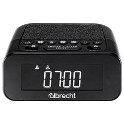 Albrecht DR 451 27453 radiobudík, DAB+, FM, funkce alarmu, černá