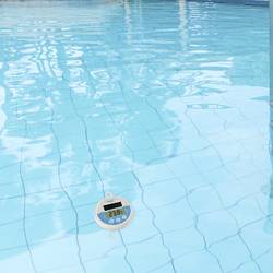 TFA Dostmann Digitales Solar-Poolthermometer bazénový teploměr bílá, tyrkysová 30.1068.02