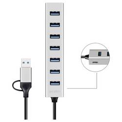 LogiLink UA0441 USB Hub 7 portů USB-A USB 3.0 5 GBit/s hliník UA0441