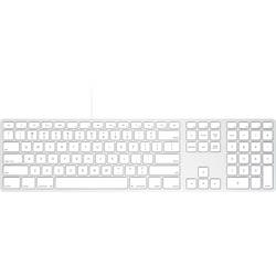 Matias FK318CS Aluminum Wired Keyboard for Mac USB klávesnice US anglická, QWERTY, Mac stříbrná/bílá