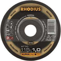 Rhodius XT70 PACK 211080 řezný kotouč rovný 115 mm 50 ks nerezová ocel, ocel