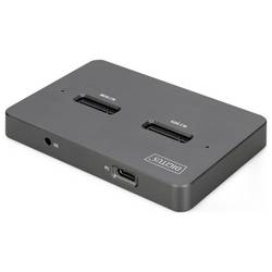 Digitus USB-C® dokovací stanice Stazione di docking USB-C 3.2 Gen2 per SSD M.2 Duo NVMe e SATA (max. 2x 4 TB) co