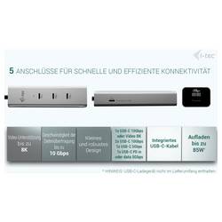 i-tec USB-C® dokovací stanice C31HUBMETAL8KPDPRO