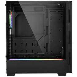 Sharkoon RGB LIT 200 midi tower PC skříň černá